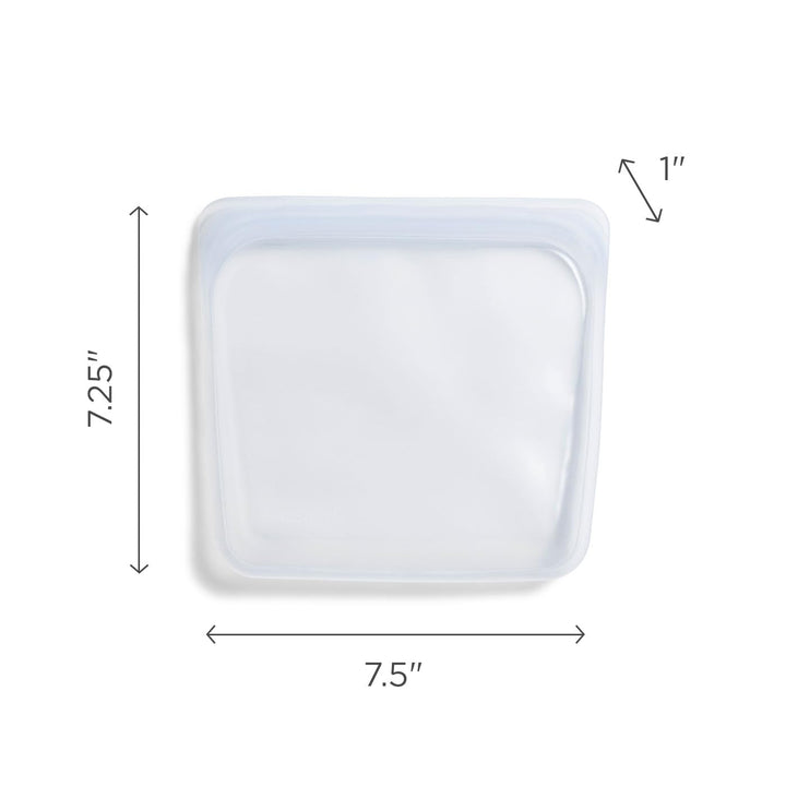 Stasher Reusable Silicone Storage Bag, Food Storage Container, Microwave and Dishwasher Safe, Leak-free, Sandwich, Galapagos