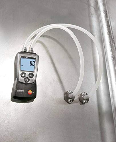 testo 510 Digital Manometer I Dual-Port Differential Pressure Meter for air Conditioning Systems and Ventilation ducts