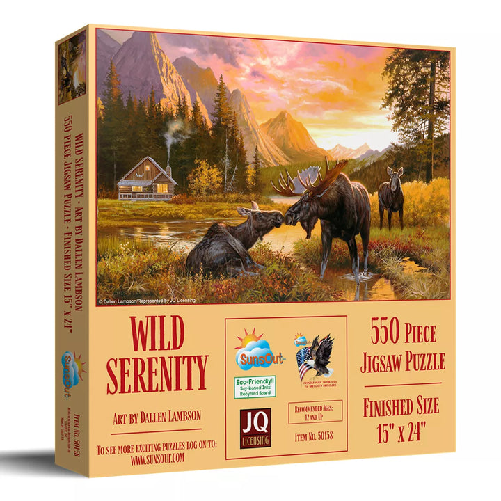 Sunsout Wild Serenity 550 Pc Jigsaw Puzzle 50158