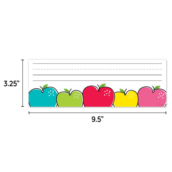 CTP Doodle Apples Name Plates Learning Décor for Classroom (Creative Teaching Press 10623)