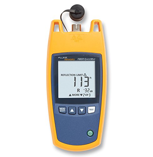 Fluke Networks FQM-100-M-VFL Fiber Quick Map with VFL Multimode Fault Finder