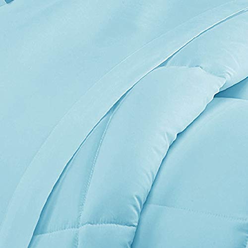 Elegant Comfort Luxurious 1500 Premium Hotel Quality Microfiber Three Line Embroidered Softest 4-Piece Bed Sheet Set, Wrinkle and Fade Resistant, Full, Sage-Green Sage/Green