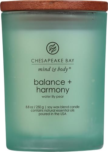 Chesapeake Bay Candle Scented Candle, Balance + Harmony (Water Lily Pear), Medium, Home Décor BALANCE/HARMONY Medium Jar