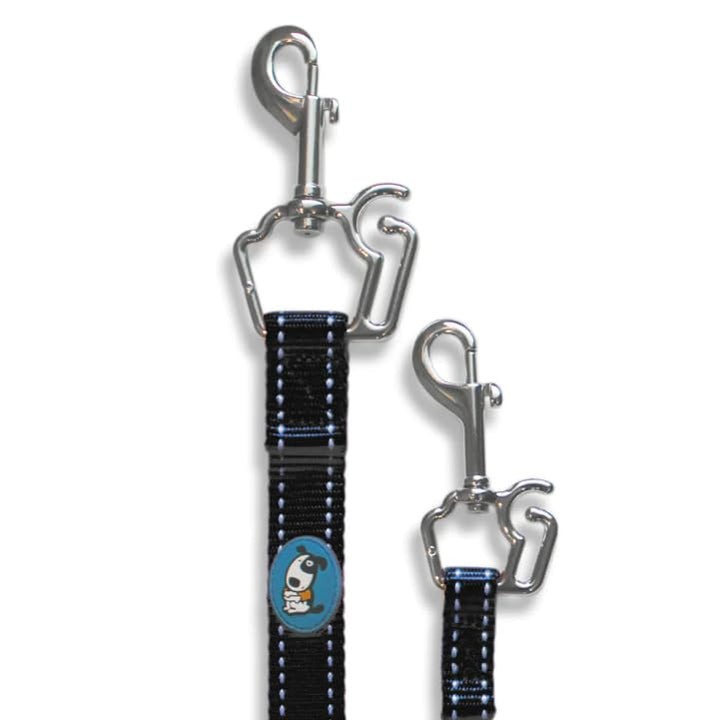 No-Pull Dog Leash (Large (Over 25 lbs), Black) Large (Over 25 lbs)
