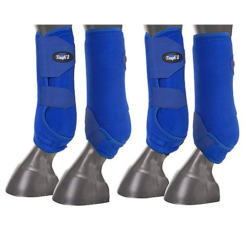 Tough 1 Extreme Vented Sport Boots Set, Royal Blue, Small