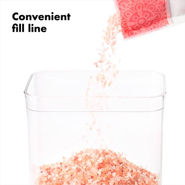 OXO Good Grips POP Container - Airtight Food Storage - Big Square Tall 6.0 Qt Ideal for bulk snacks and cereal 6.0 Qt - Square - Bulk Food