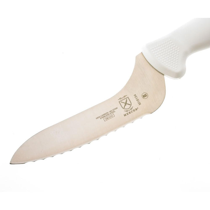 Mercer Culinary Ultimate White Offset Bread Sandwich Knife, 6 Inch