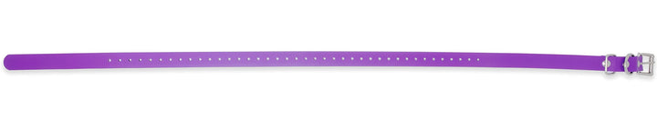 Educator Biothane Dog Collar, Waterproof, Odorproof, Metal Buckle and D Ring, Adjustable for Custom Fit, Cool and Comfortable, for Small, Medium, or Large Dogs, 3/4-Inch, Purple 3/4" Wide Fits 300, 400, 500, 900 Series