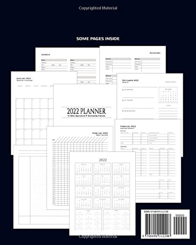 Perioperative Nurse Planner: January - December 2022: Daily Appointment Calendar and Productivity Organizer: 52 Weeks To-Do Lists, Monthly Budget ... and Passwords: Dot Grid Note-Taking Pages