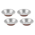 Cuisinart CMBM-4RPDBZ 4-pc Mini Round Pie Dish Set Bronze