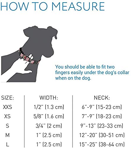 RC Pets 3/4 Inch Adjustable Dog Clip Collar, Small, Feeling Folksy Small - 0.7" Width