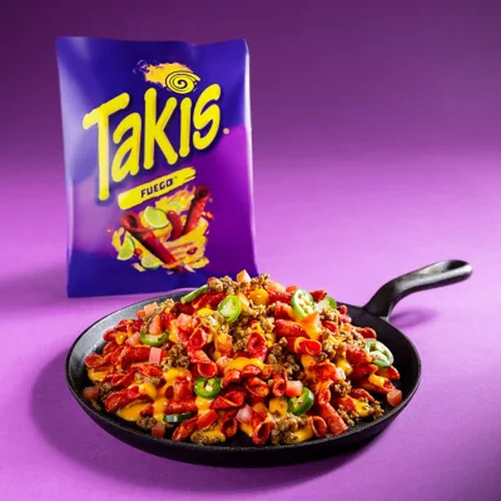 Takis Fuego Rolled Tortilla Chips Party Size Bag 24.7 Oz.