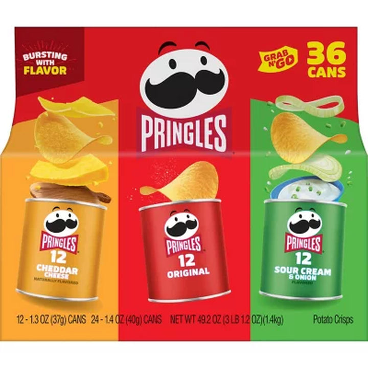 Pringles Grab-N-Go Variety Pack, 36 Pk.