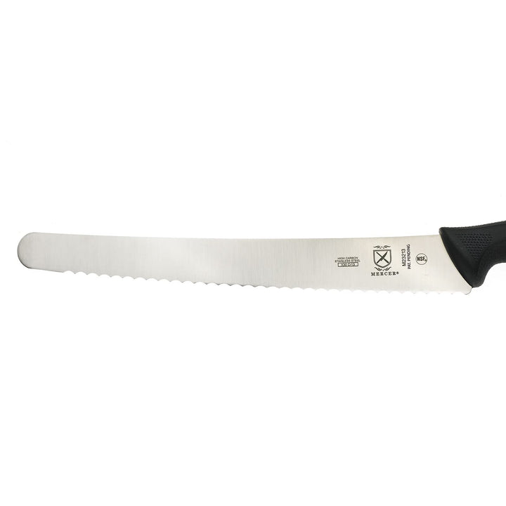 Mercer Culinary M23213 Millenia Black Handle, 12-Inch Wavy Edge, Brisket Knife