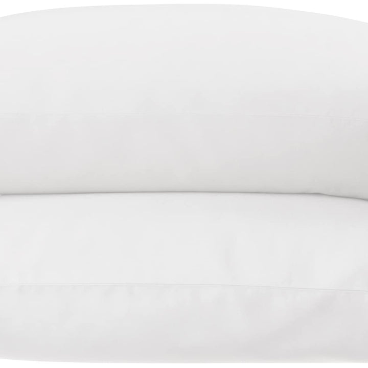 Aware 100% Organic Cotton 300 Thread Count Pillowcase, Standard Set, King, White, 2 Pack, 40" x 20" Pillowcase Set