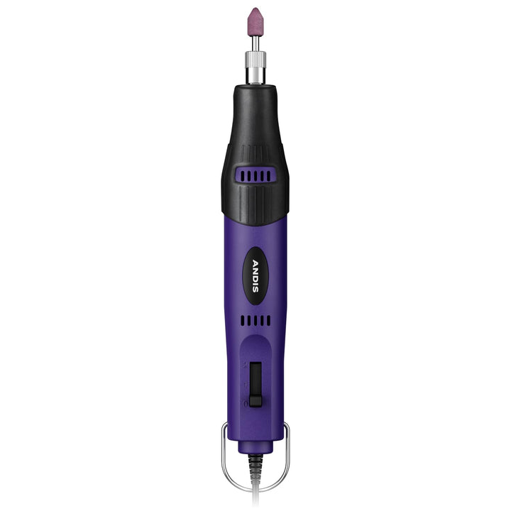 Andis 66745 EasyClip 2-Speed Pet Nail Grinder, Purple