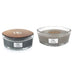 WoodWick Ellipse Scented Candles, Evening Bonfire (16oz) and Sand & Driftwood (16oz) Candle + Candle, 76378