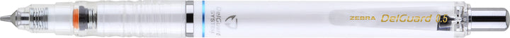 DelGuard Mechanical Pencil, Fine Point, 0.5mm, White Barrel, Lead Refills, Refillable, 3-Pack (58613) White/White/White