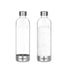 PHILIPS Carbonating Bottles, 1L Twin Pack Reusable PET Sparkling Water Bottles Compatible Sparkling Water Maker, 2 Pack Twin Pack Stainless Bottles