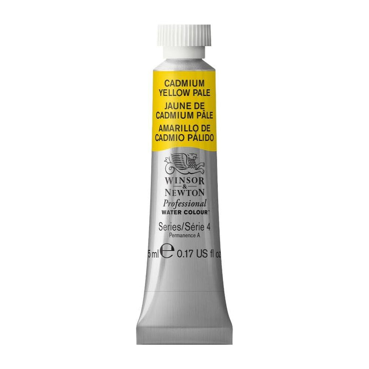 Winsor & Newton Professional Watercolor, 5ml (0.17-oz) Tube, Cadmium Yellow Pale 0.17-oz Tube