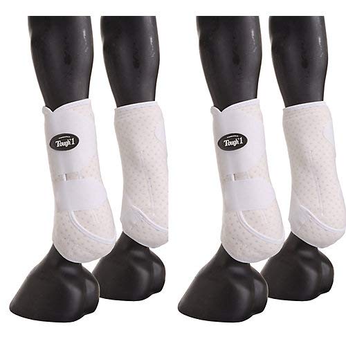 Tough 1 Extreme Vented Sport Boots Set Medium White