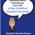 "Sometimes When I Close My Eyes I Can't See" Is Not A Medical Condition Mr Jones!: Weekly & Monthly Planner 2020 For Opticians & Optical Assistants | Ideal Gift Xmas/Birthday | 72 Pages 8.5 x 11