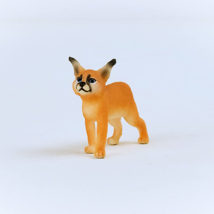 Schleich Wild Life New 2023, Wild Animal Jungle Safari Toys for Kids, Baby Caracal Toy Figurine, Ages 3+ Caracal Mother