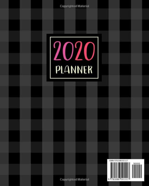 2020 Planner: Yearly Monthly Weekly planner 2020 for work plan / time management / Schedule Organizer / Appointments / Events / Holidays : Good gift idea for Birthday, Christmas , New year