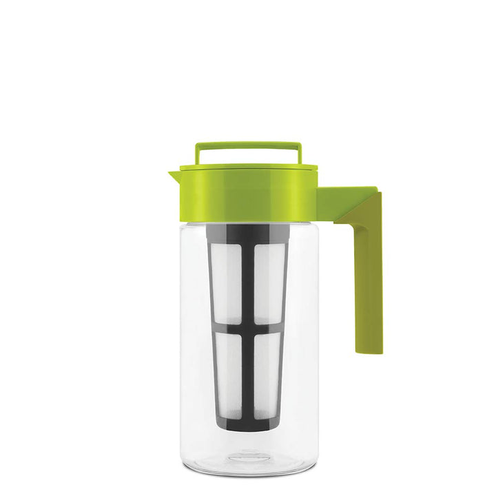 Takeya Premium Quality Iced Tea Maker with Patented Flash Chill Technology Made in the USA, BPA Free, 1 Quart, Avocado 1 qt