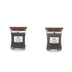 WoodWick Evening Bonfire (9.7 oz.) and Sand & Driftwood (9.7 oz.) Medium Hourglass Candles