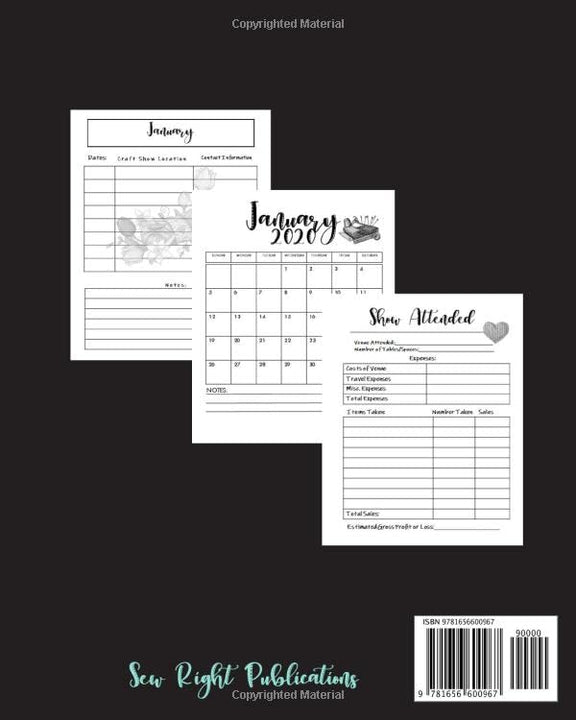 2020-2021 Crafter's Business Planner: Monthly Handmade Business Planner, Track Available Venues, Shows Attended, Costs, Sales & More (Handmade Business Series 2)