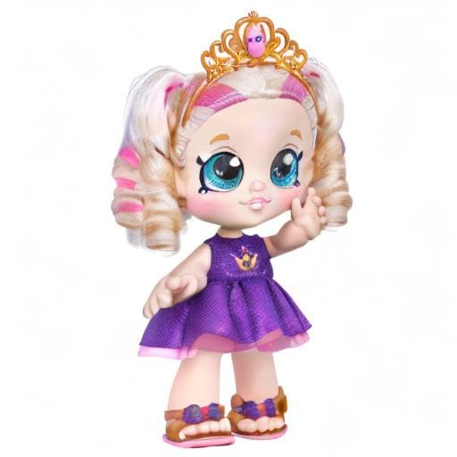 Kindi Kids Scented Sisters - Pre-School 10" Play Doll - Tiara Sparkles Multicolor