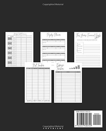 Budgeting Planner: Yearly Monthly & Weekly Budget Planner | Expense Tracker | Bill Organizer | Debt Tracker | Credit Tracker | Income Tracker | Journal Notebook Workbook