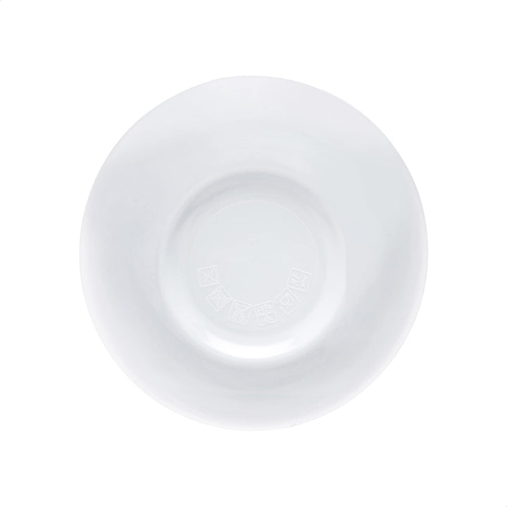 Basics Round Melamine Bowl, 8 oz, White, 6 Piece Set (Previously Commercial brand)