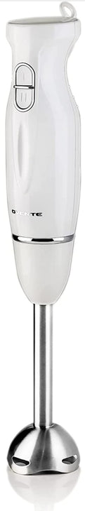 OVENTE Electric Immersion Hand Blender 300 Watt 2 Mixing Speed with Stainless Steel Blades, Powerful Portable Easy Control Grip Stick Mixer Perfect for Smoothies, Puree Baby Food & Soup, White HS560W