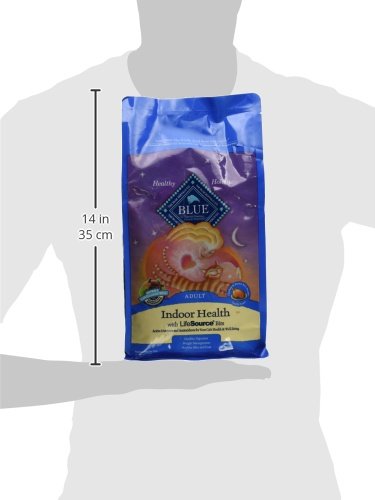 Blue Buffalo Tastefuls Natural Dry Food for Adult Indoor Cats, Chicken & Brown Rice Recipe, 10-lb. Bag 10 Pound (Pack of 1)