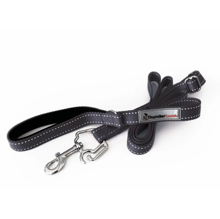 No-Pull Dog Leash (Large (Over 25 lbs), Black) Large (Over 25 lbs)