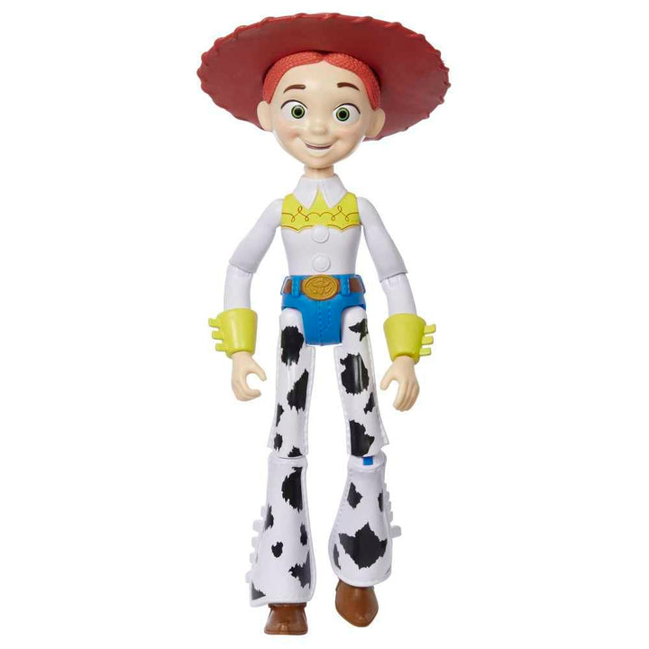 Mattel Disney and Pixar Toy Story Large Action Figure, Posable Jessie Collectible Toy in Signature Cowgirl Look with Removable Hat, 12-inch Scale