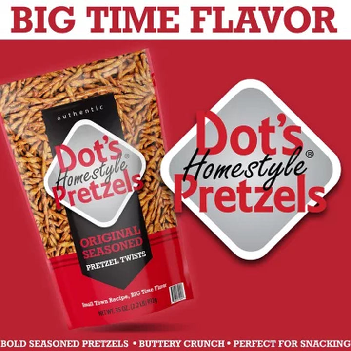 Dot'S Homestyle Pretzels Original Seasoned 35 Oz.