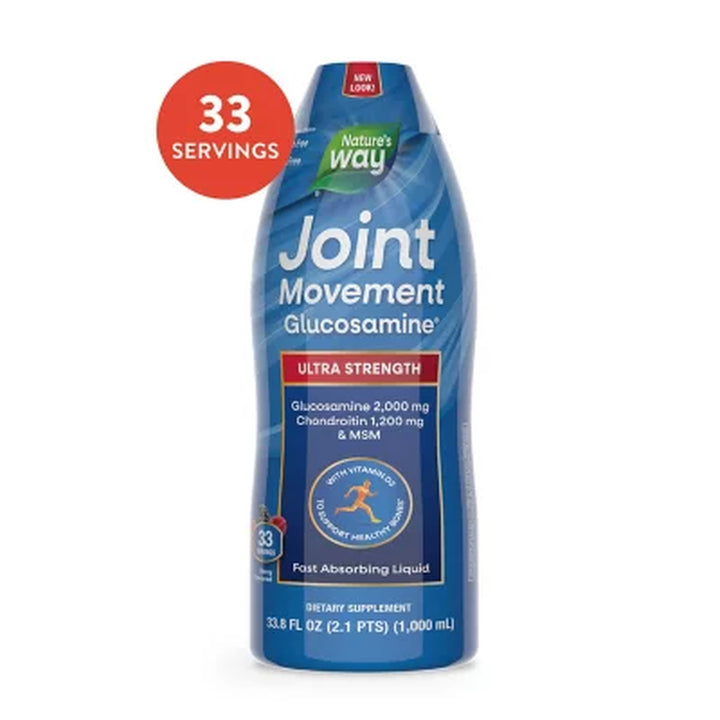 Nature'S Way Joint Movement Glucosamine Extra-Strength Liquid 33.8 Fl. Oz.