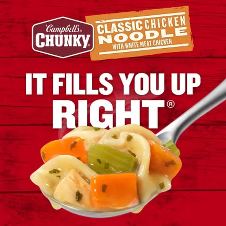 Campbell'S Chunky Classic Chicken Noodle Soup (18.6 Oz., 6 Pk.)