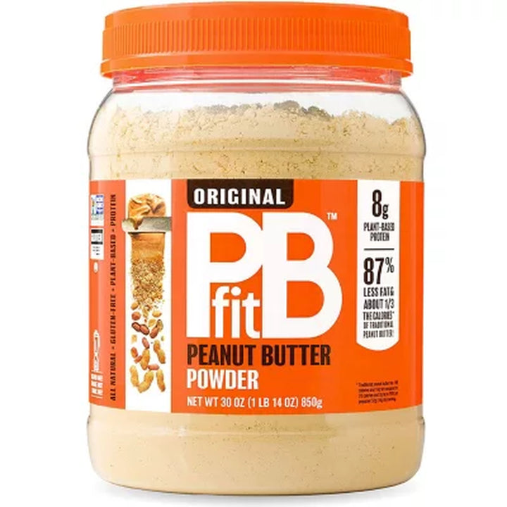 Pbfit All-Natural Gluten-Free Peanut Butter Powder 30 Oz.