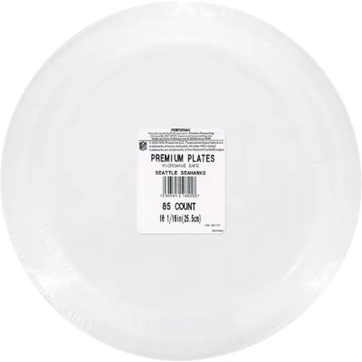 NFL Dinner Paper Plates, 10", 85 Ct. (Choose Team)