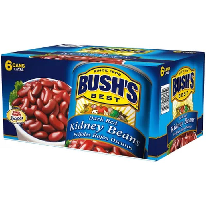 Bush'S Dark Red Kidney Beans 16 Oz., 6 Pk.