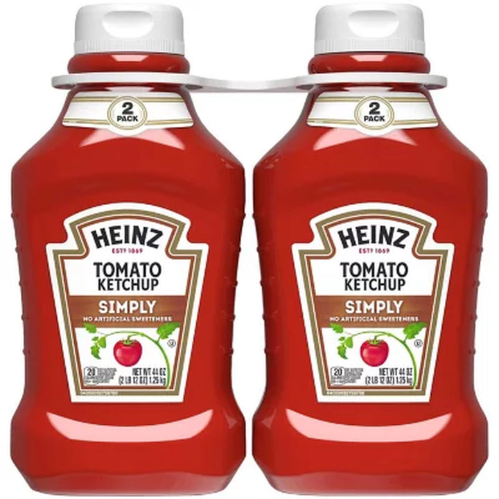 Heinz Simply Tomato Ketchup 44 Oz., 2 Pk.