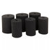 Bright Creations 6 Pack Foam Cup Turner Inserts for 10 Oz to 40 Oz Tumblers, Craft Supplies (Black)