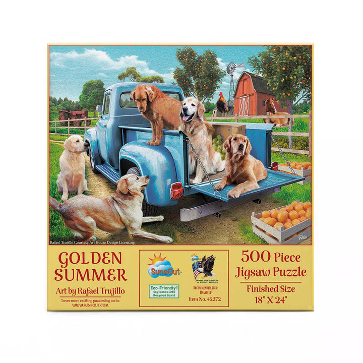 Sunsout Golden Summer 500 Pc Jigsaw Puzzle 42272