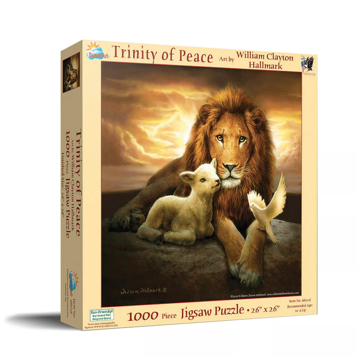 Sunsout Trinity of Peace 1000 Pc Jigsaw Puzzle 66026