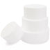 Bright Creations 4 Tiers Foam round Shapes Mini Cake Dummy Set Foam for DIY Crafts Art Modeling, White, 5 to 8 Inches