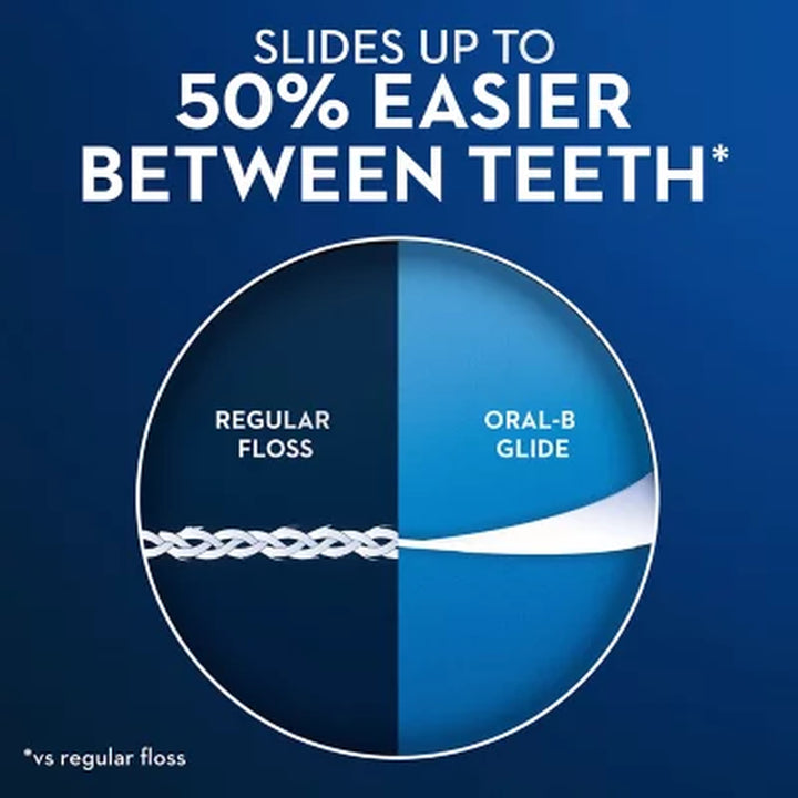 Oral-B Glide All-In-One Dental Floss, Brilliance Blast, 44 M, 6 Pk.